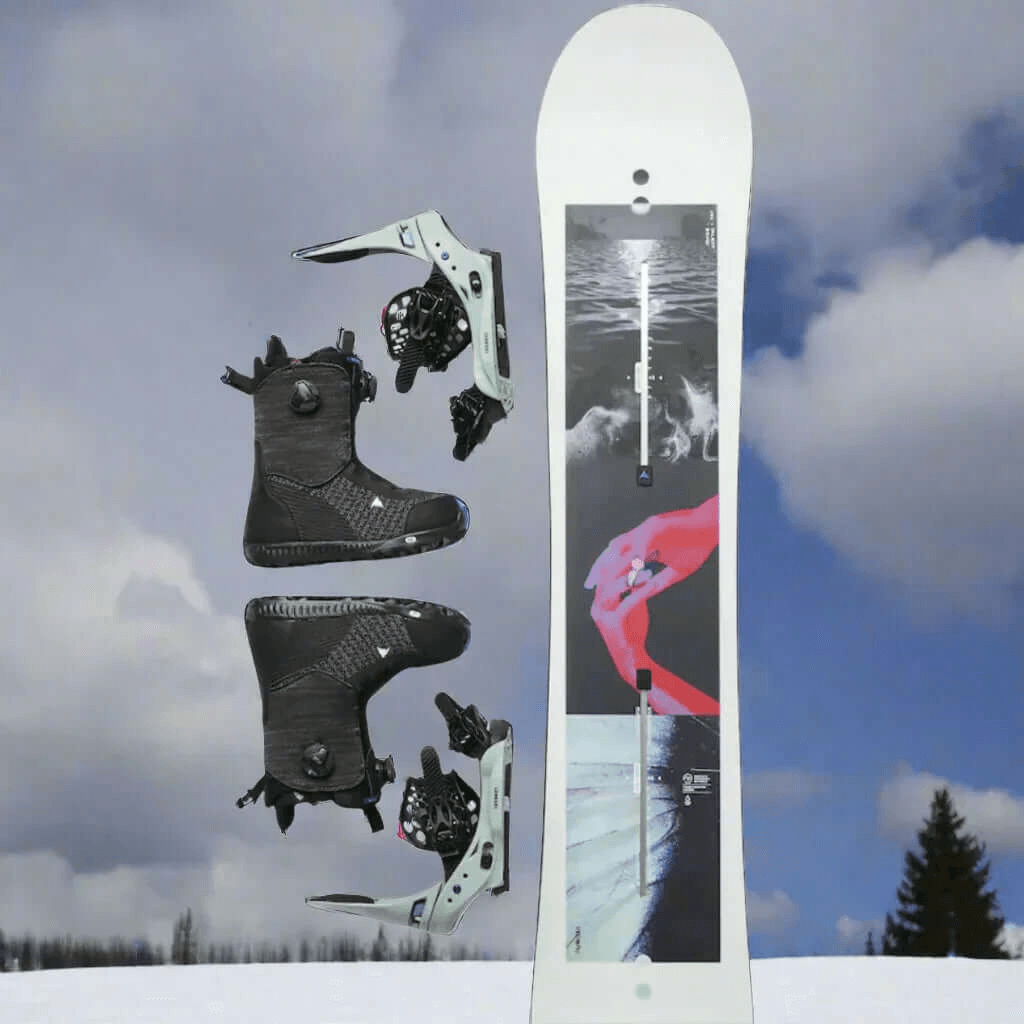 Snowboardverleih in La Molina: Board und Schuhe · Foto 2