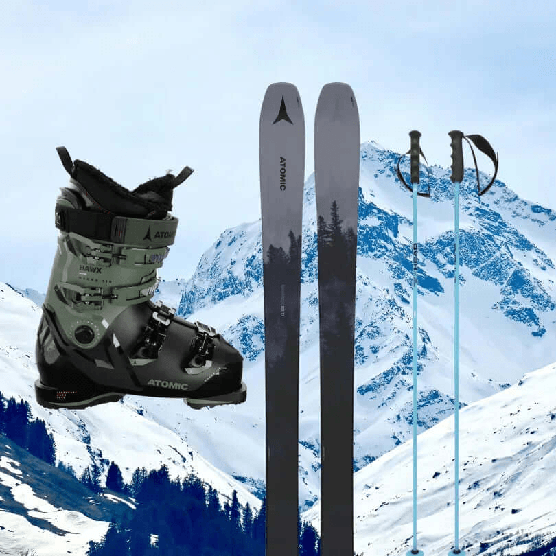 Skiverleih in Nevados de Chillán: komplette Skiausrüstung