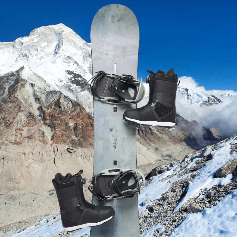 Snowboardverleih in Avoriaz: Board und Schuhe