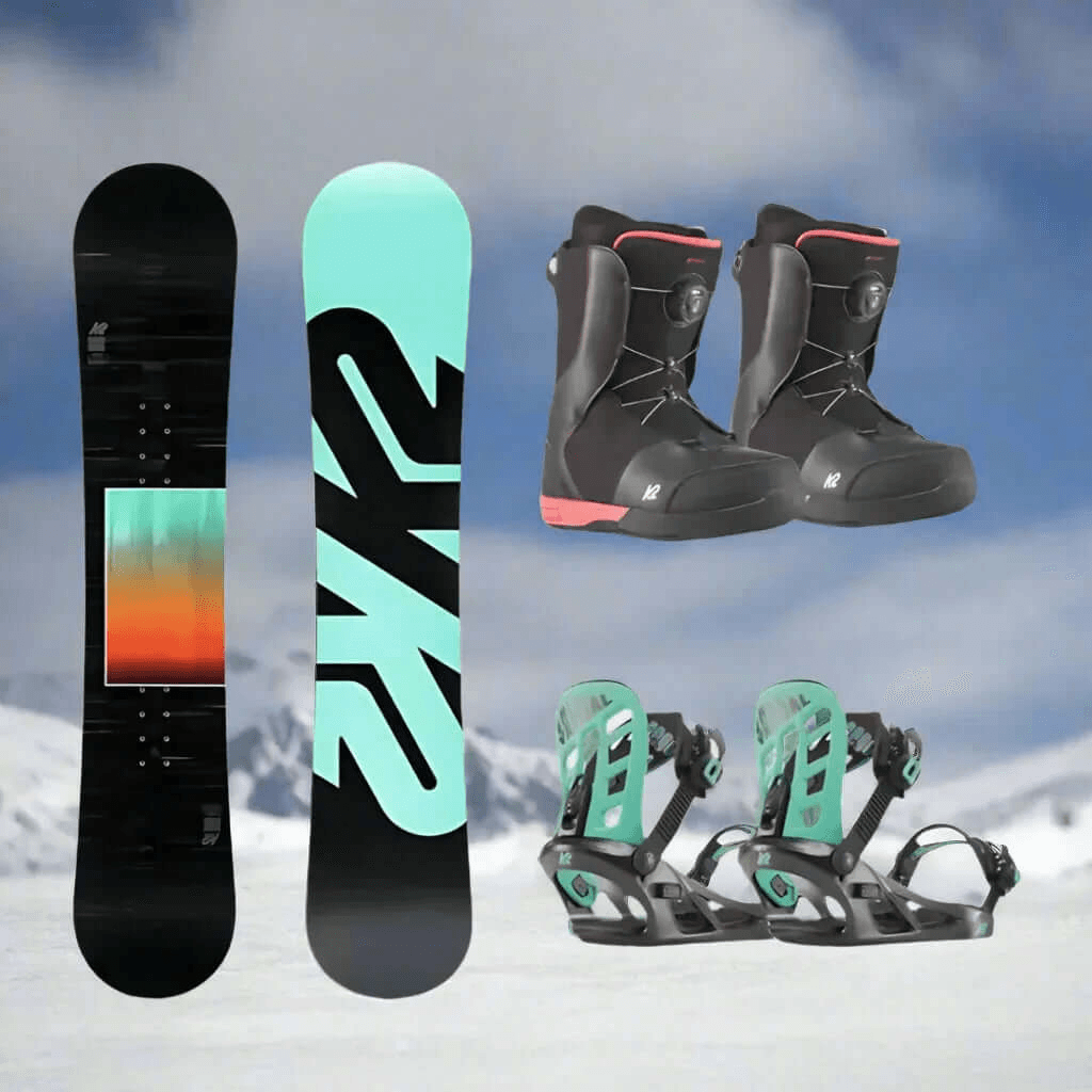 Snowboardverleih in Baqueira: Board und Schuhe