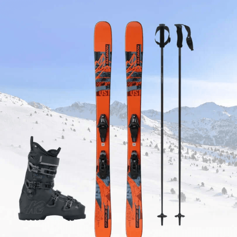 Skiverleih in Méribel: komplette Skiausrüstung