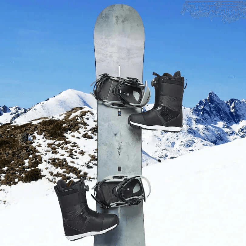 Snowboard mit Schuhen und Bindungen – Snowboardpaket Fortgeschrittene, Skiverleih in Val Thorens