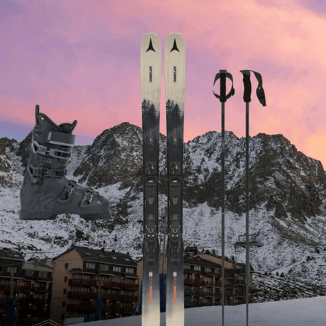 Skiverleih in Encamp: komplette Skiausrüstung