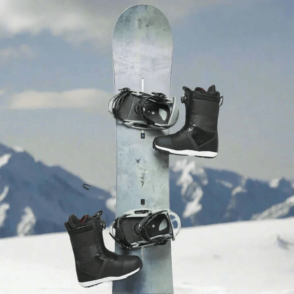Snowboardverleih in El Tarter: Board und Schuhe
