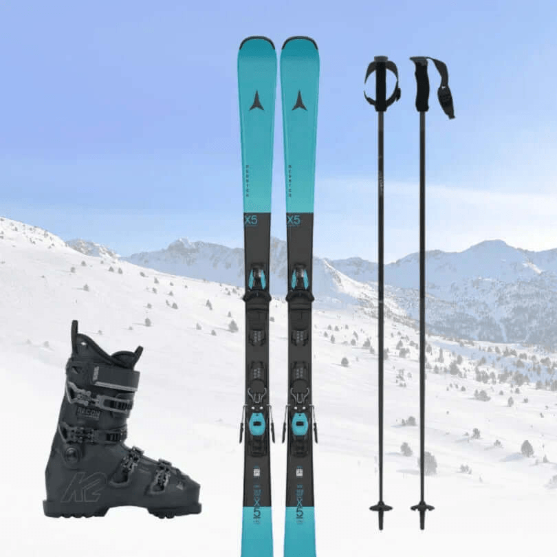 Skiverleih in Madonna di Campiglio: komplette Skiausrüstung