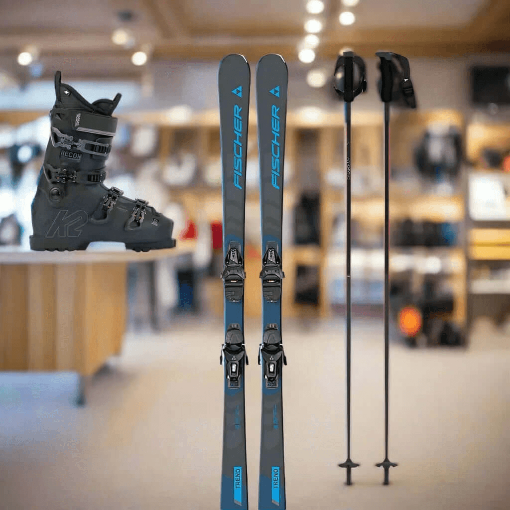 Skiverleih in Santiago: komplette Skiausrüstung