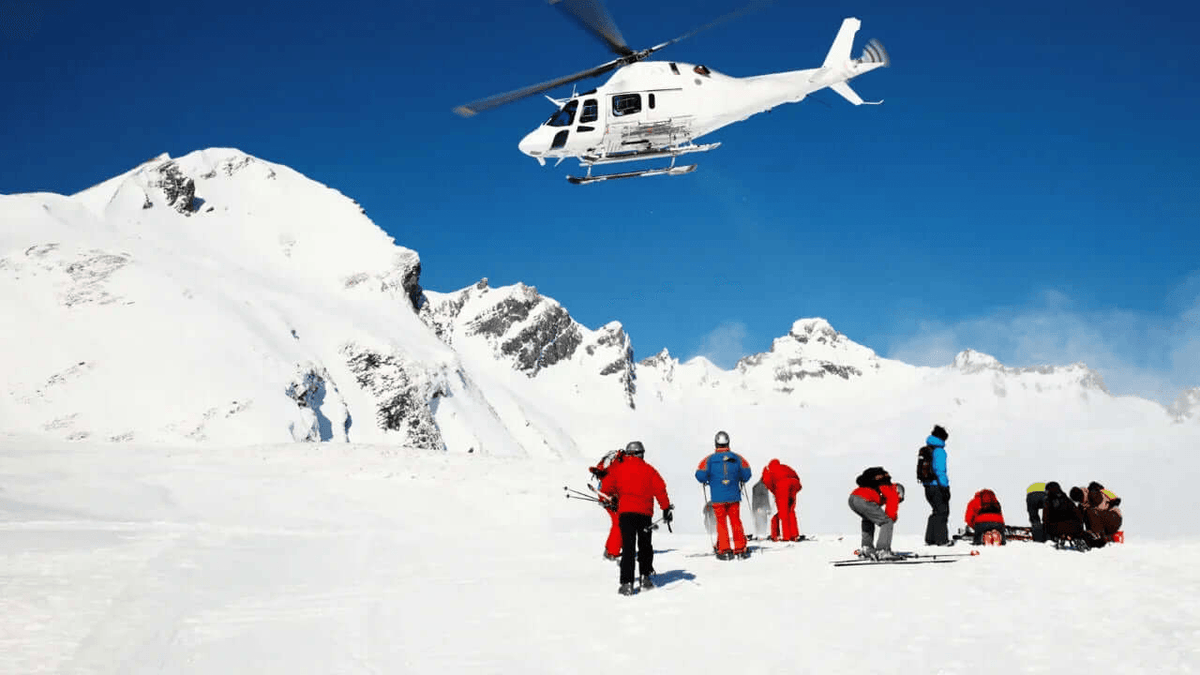 Heliskiing in den Pyrenäen