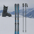 Skiverleih in Cerro Castor: komplette Skiausrüstung