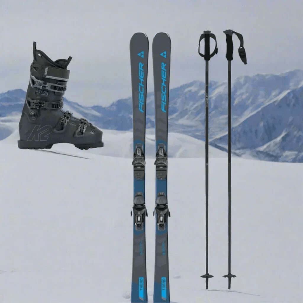 Skiverleih in Cerro Castor: komplette Skiausrüstung