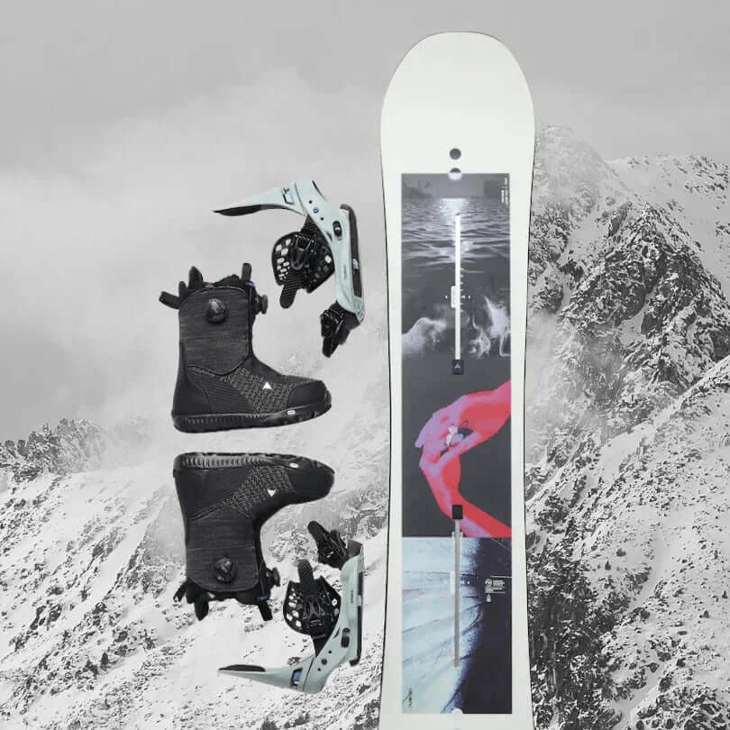 Snowboardverleih in Cauterets: Board und Schuhe